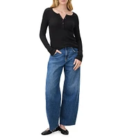 Splendid Thermal Forever Henley Long Sleeve Shirt