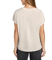 Splendid Tyra Knit Jersey Short Sleeve Tee