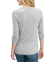 Splendid Valley Ribbed V-Neck Tee