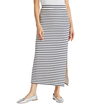 Splendid Whitney Striped Knit Maxi Skirt