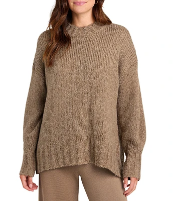 Splendid x Cella Jane Blog Mock Neck Long Sleeve Tunic Sweater