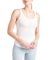 Splendid Zuma Ribbed Knit Scoop Neck Tank Top