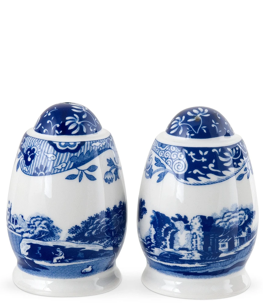 Spode Blue Italian Salt and Pepper Shaker Set