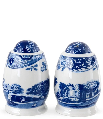 Spode Blue Italian Salt and Pepper Shaker Set