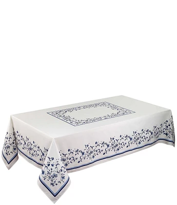 Spode Portofino Blue Floral Tablecloth