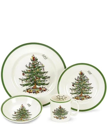 Spode Christmas Tree 4-Piece Place Setting