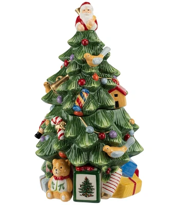 Spode Christmas Tree Figural Cookie Jar