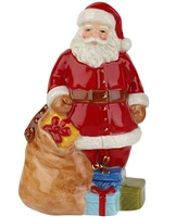Spode Christmas Tree Santa Salt & Pepper Gift Boxed