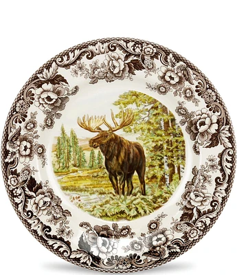 Spode Festive Fall Collection Woodland Majestic Moose Dinner Plate