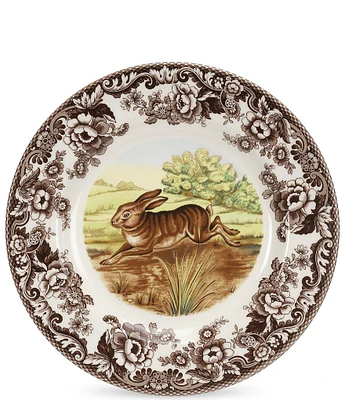 Spode Festive Fall Collection Woodland Rabbit Dinner Plate