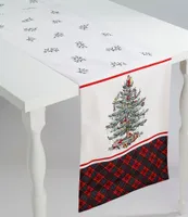 Spode Holiday Tartan Collection Christmas Tree Runner