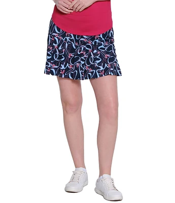 Sport Haley Kerry Printed A-Line Pull-On Skirt
