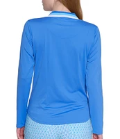 Sport Haley Mandy Collared Long Sleeve Quarter Zip Polo