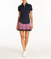 Sport Haley Short Sleeve Quarter Zip Collared Polo