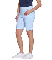 Sport Haley Slimsation Printed Pull-On Pocketed Shorts