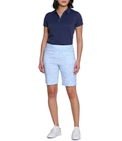 Sport Haley Slimsation Printed Pull-On Pocketed Shorts