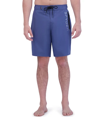 Spyder Mid-Rise Solid E-Board 9#double; Inseam Swim Trunks