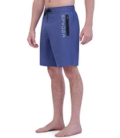 Spyder Mid-Rise Solid E-Board 9#double; Inseam Swim Trunks