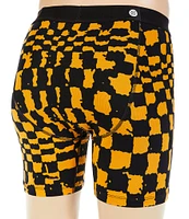 Stance Warp Check Multicolor 6#double; Inseam Boxer Briefs