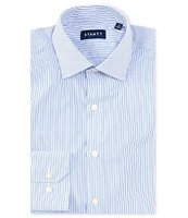 STANTT Classic Fit Performance Stretch Spread Collar Bengal Stripe Dress Shirt