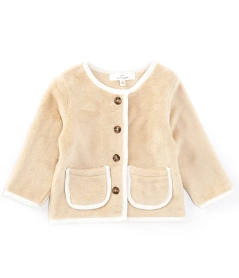 Starting Out Baby Boys 3-24 Months Sherpa Cardigan Sweater