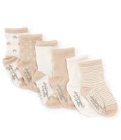 Starting Out Baby Boys Crew 6-Pack Sock