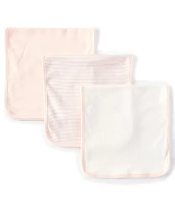 Starting Out Baby Girls 3-Pack Burp Cloths