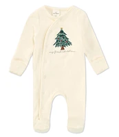 Starting Out Baby Girls Newborn-9 Months My First Christmas Long Sleeve Footie