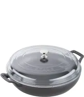 Staub Cast Iron 3.5qt Braiser with Glass Lid