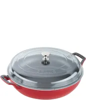 Staub Cast Iron 3.5qt Braiser with Glass Lid