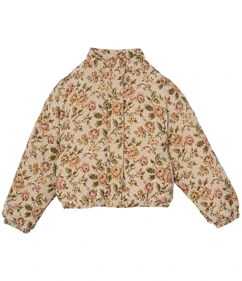 Stella 88 Big Girls 7-16 Floral Print Tapestry Bomber Jacket