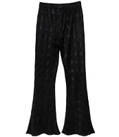 Stella 88 Big Girls 7-16 Textured-Knit Flared-Leg Pants