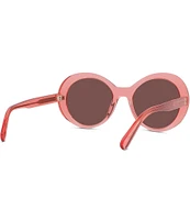 Stella McCartney Women's 54mm Transparent Round Sunglasses