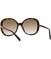 Stella McCartney Women's S-Wave 58mm Havana Round Sunglasses