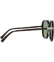 Stella McCartney Women's S-Wave 58mm Havana Square Sunglasses