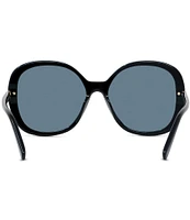 Stella McCartney Women's S-Wave 58mm Round Sunglasses