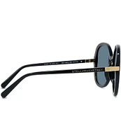 Stella McCartney Women's S-Wave 58mm Round Sunglasses