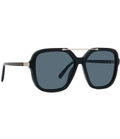 Stella McCartney Women's S-Wave 58mm Square Sunglasses