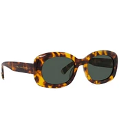 Stella McCartney Women's Stella 52mm Fire Havana Oval Sunglasses