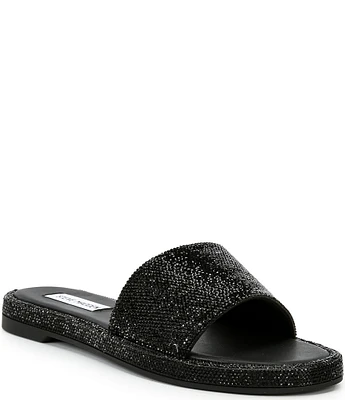 Steve Madden Achieve Rhinestone Slide Sandals