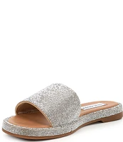 Steve Madden Achieve Rhinestone Slide Sandals