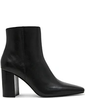 Steve Madden Aidan Leather Block Heel Booties