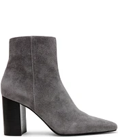 Steve Madden Aidan Suede Block Heel Booties