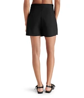 Steve Madden Arie Stretch Twill Front Wrap Buckle Mini Skort