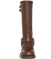 Steve Madden Astor Leather Moto Engineer Boots