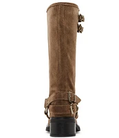 Steve Madden Astor Suede Moto Engineer Boots