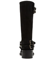 Steve Madden Astor Suede Moto Engineer Boots