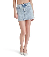 Steve Madden Beck Crystal Denim Mini Skirt