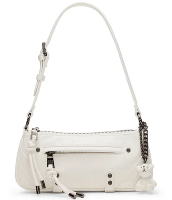 Steve Madden Becka Tassle Bear Charm Shoulder Bag