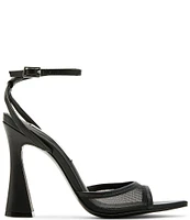 Steve Madden Beki-M Mesh Sculptural Heel Dress Sandals